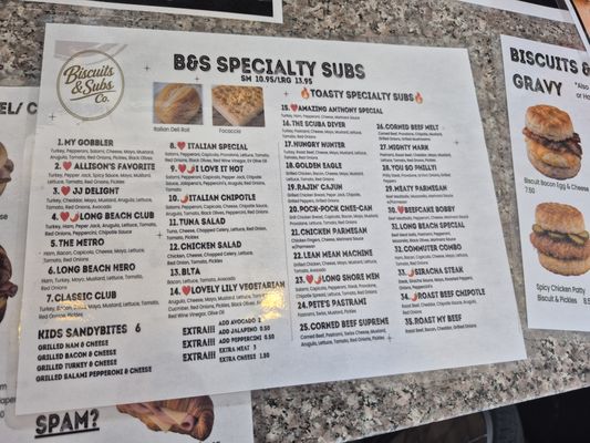Menu photo 4 Biscuits & Subs Long Beach, CA Menu photo 4 Biscuits & Subs Long Beach, CA