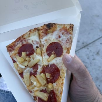 Pizza Lover - Pepperoni and pineapple slice - Pizza Near Me - South San Francisco, California Pizza Lover - Pepperoni and pineapple slice - Pizza Near Me - South San Francisco, California