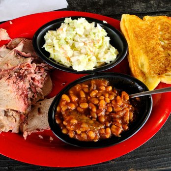 Sonny's BBQ - Sliced pork plate with slaw, baked beans & garlic toast - Barbeque Near Me - Gainesville, Florida