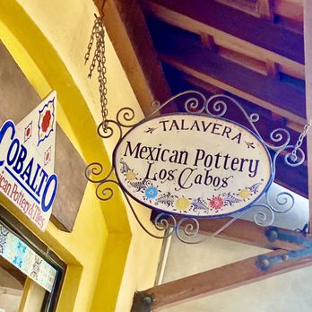 Cobalto Pottery - Outdoor sign - Home Decor Near Me - Cabo San Lucas, BCS Cobalto Pottery - Outdoor sign - Home Decor Near Me - Cabo San Lucas, BCS