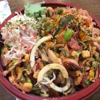 Poke Parlor - Picture after I had already began to dig into it... - Poke Near Me - Berkeley, California Poke Parlor - Picture after I had already began to dig into it... - Poke Near Me - Berkeley, California