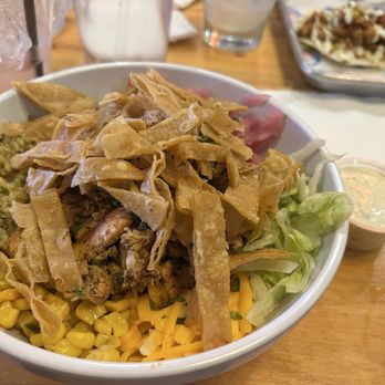 ZAP! Taco House - Grilled chicken burrito bowl, side of jalepeno lime ranch. Delicious. - Tacos Near Me - Mokena, Illinois