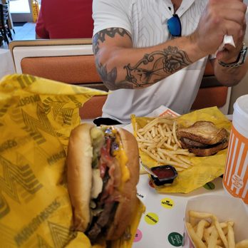 Whataburger - Us eating our butter off - Fast Food Near Me - Austin, Texas