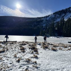 Hessie Trailhead - Lost Lake frozen