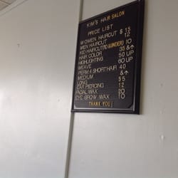 Kim's Hair Salon - Prices