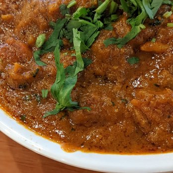 Bawarchi Biryanis Schaumburg - Closeup of Avakai vegetable curry. It was good! - Indian Near Me - Schaumburg, Illinois