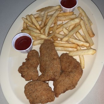 Pete's Burgers - Kids chicken strip meal - American Near Me - Los Angeles, California Pete's Burgers - Kids chicken strip meal - American Near Me - Los Angeles, California