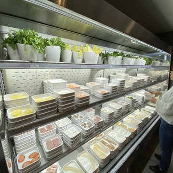 Happy Lamb Hot Pot - Food section. Nicely organized. - Mongolian Near Me - Toronto, Ontario