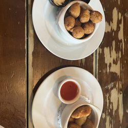 Briar Patch Restaurant - Hush puppies and jalapeño poppers