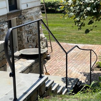 American Metal Works - Simple hand railing to hold on to - Metal Fabricators Near Me - White Plains, New York American Metal Works - Simple hand railing to hold on to - Metal Fabricators Near Me - White Plains, New York
