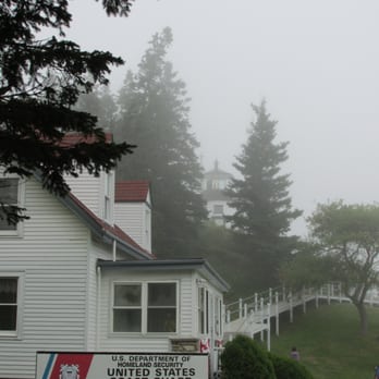Owls Head State Park - you can see lighthouse in the fog between the two trees - Landmarks & Historical Buildings Near Me - Owls Head, Maine Owls Head State Park - you can see lighthouse in the fog between the two trees - Landmarks & Historical Buildings Near Me - Owls Head, Maine