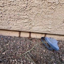 Desert Shield Pest Control - Termite tubes on exterior of Vail Az home.