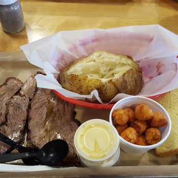 Papa Buck's BBQ - Brisket with 2 Tater sides - Barbeque Near Me - Vidalia, Georgia Papa Buck's BBQ - Brisket with 2 Tater sides - Barbeque Near Me - Vidalia, Georgia