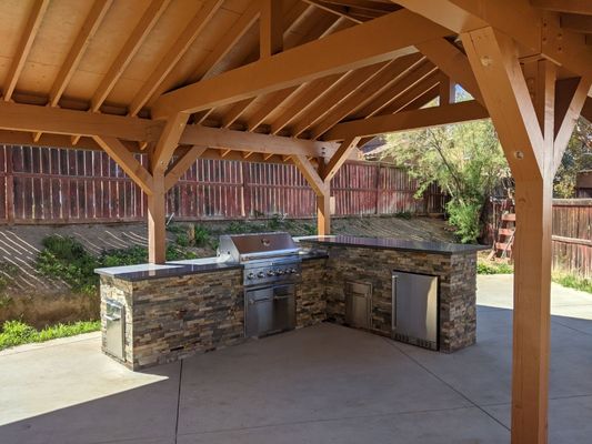 Backyard Kitchen - 🔥 Elevate Your Outdoor Gatherings with Backyard Kitchen! 🔥
From custom grills to full outdoor kitchens, we design and build the perfect space for cooking and entertaining. Make your backyard the heart of your home—contact us today for a free consultation!