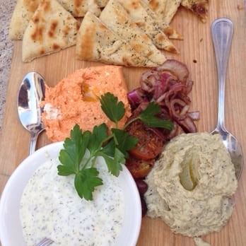 Ziziki's - Dip sampler - Greek Near Me - Dallas, Texas Ziziki's - Dip sampler - Greek Near Me - Dallas, Texas