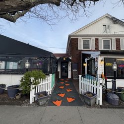 Entrance, bar exterior