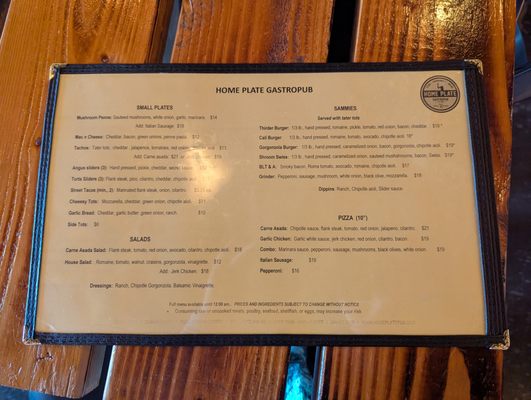 Menu photo 1 Home Plate Pub Marysville, WA Menu photo 1 Home Plate Pub Marysville, WA