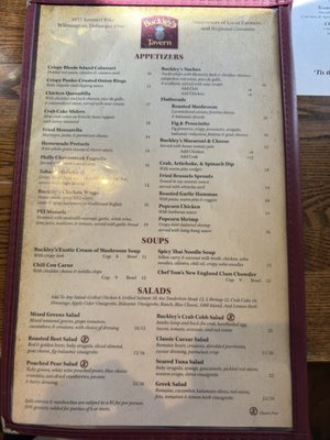 Menu photo 8 Buckley's Tavern Wilmington, DE Menu photo 8 Buckley's Tavern Wilmington, DE