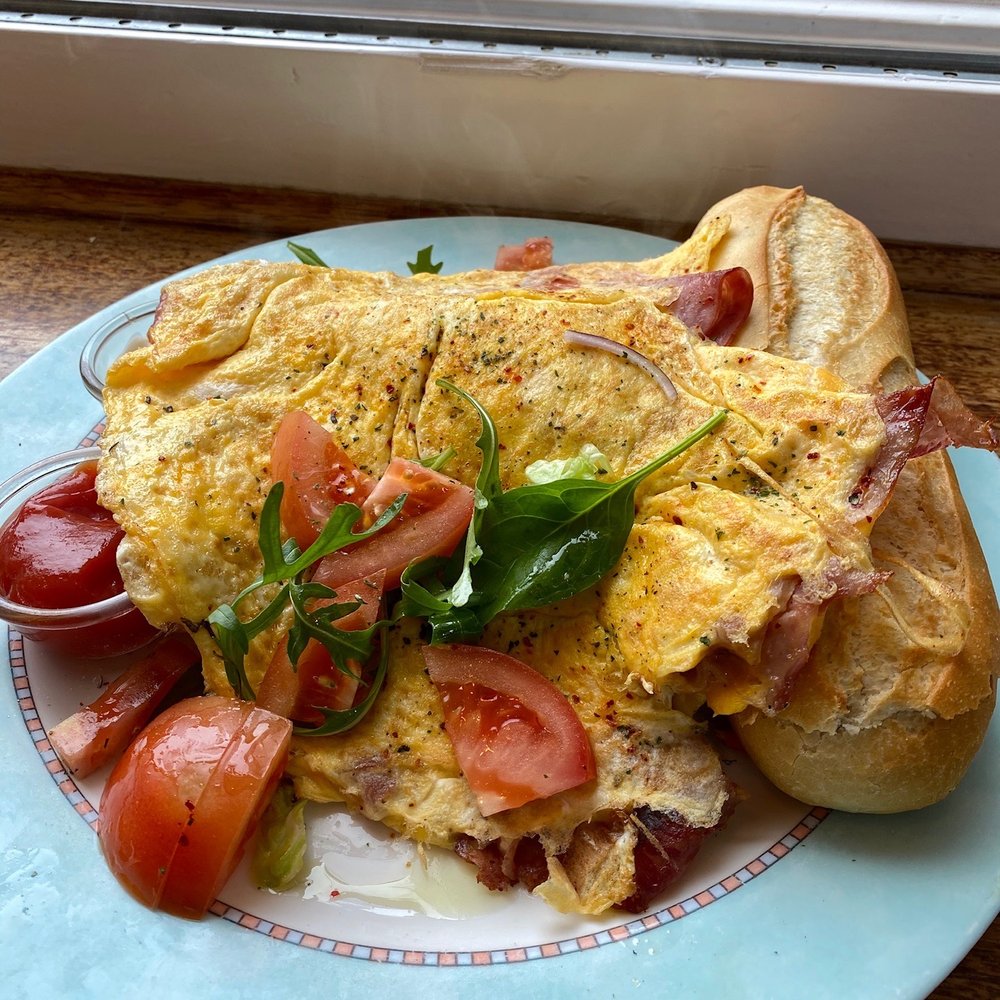 Broodje Bert - Ham and cheese omelet - Breakfast & Brunch Near Me - Amsterdam, New Hampshire