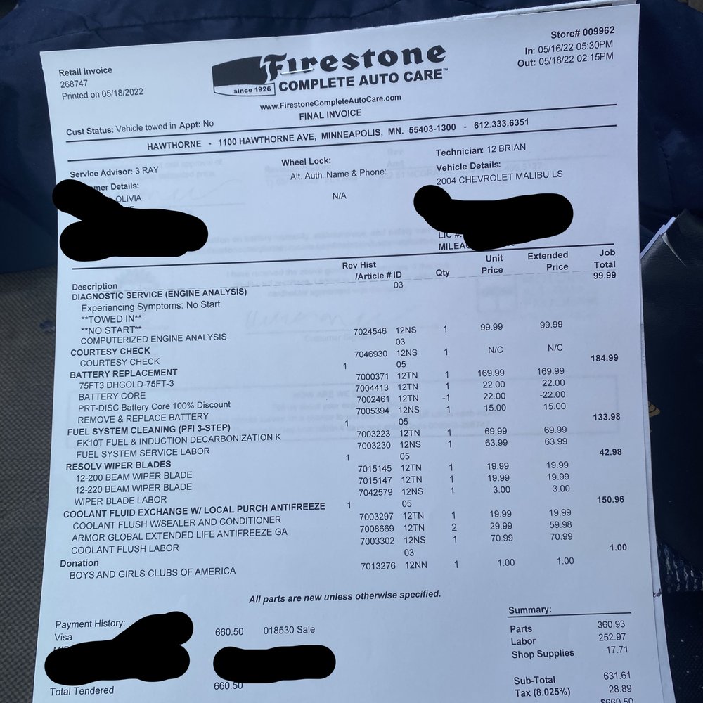 Firestone Complete Auto Care - Tires Near Me - Minneapolis, Minnesota Firestone Complete Auto Care - Tires Near Me - Minneapolis, Minnesota