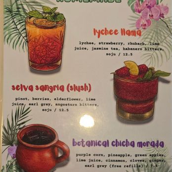 Flama Llama - Drink menu, June 2026 - Latin American Near Me - San Diego, California Flama Llama - Drink menu, June 2026 - Latin American Near Me - San Diego, California