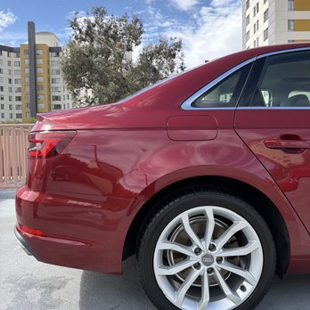 LAVI Auto Detail - After rear end and tire - Auto Detailing Near Me - Beverly Hills, California