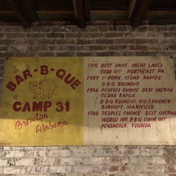 Camp 31 BBQ - Barbeque Near Me - Brewton, Alabama Camp 31 BBQ - Barbeque Near Me - Brewton, Alabama