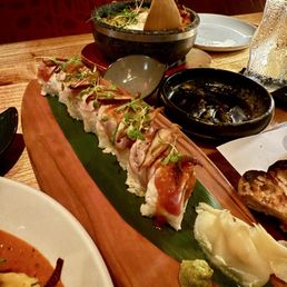 Roll (and an empty Edamame bowl)