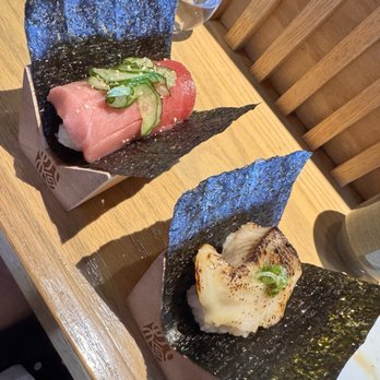 Matsunori Handroll Bar - Tuna and miso cod - Japanese Near Me - Boston, Massachusetts Matsunori Handroll Bar - Tuna and miso cod - Japanese Near Me - Boston, Massachusetts