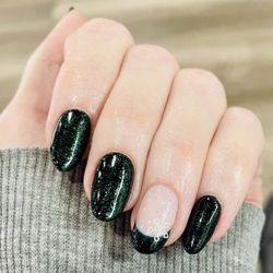 Gel-X mani, natural nail, nail art