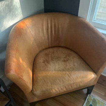 Leather Menders - Before Leather Menders - Furniture Reupholstery Near Me - Austin, Texas