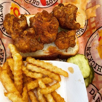Dave's Hot Chicken - 6 piece Cauliflower Tender Bites - Chicken Shop Near Me - Sherman Oaks, California Dave's Hot Chicken - 6 piece Cauliflower Tender Bites - Chicken Shop Near Me - Sherman Oaks, California