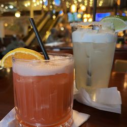 McNear's Saloon & Dining House - Rum punch and Margarita