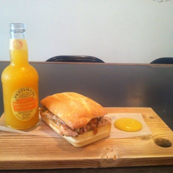 Meat & Bread - Porchetta sandwich with orange soda - Sandwiches Near Me - Vancouver, British Columbia