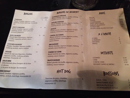 Menu photo 2 Starvin'Joe Paris, 75 Menu photo 2 Starvin'Joe Paris, 75