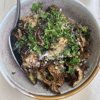 The Peached Tortilla - Charred Brussels - Asian Fusion Near Me - Austin, Texas The Peached Tortilla - Charred Brussels - Asian Fusion Near Me - Austin, Texas