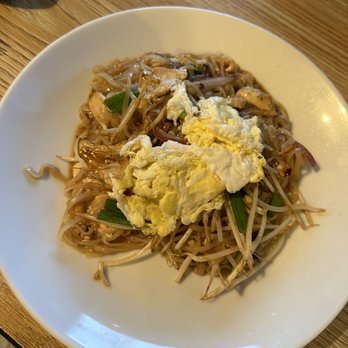 Thai Square - Pad Thai with chicken - Thai Near Me - Denton, Texas