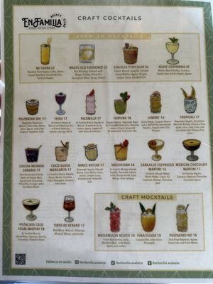 Menu photo 1 En Familia Anaheim, CA