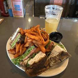 The RailYard - Triple decker but with house-made turkey.