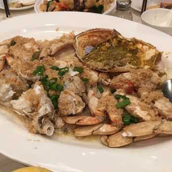 Koi Palace - Steamed Dungeness Crab with Minced Garlic - Dim Sum Near Me - Milpitas, California Koi Palace - Steamed Dungeness Crab with Minced Garlic - Dim Sum Near Me - Milpitas, California