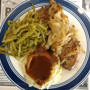 Rick's Diner - Rick's Diner, Port Saint Lucie.   Veal liver and onions. - Diners Near Me - Port St Lucie, Florida