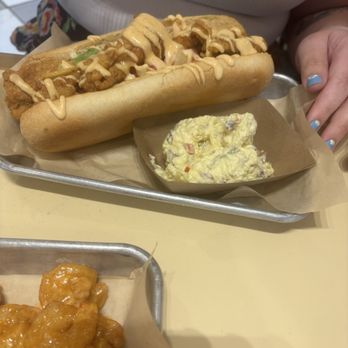 Sally Mae's Kitchen - Catfish po-boy with a side of slaw. - Southern Near Me - Brooklet, Georgia Sally Mae's Kitchen - Catfish po-boy with a side of slaw. - Southern Near Me - Brooklet, Georgia