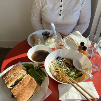 Sesame Dinette - Pho French Dip, Pork Shoulder Noodles and Vegan Spring Rolls - Vietnamese Near Me - Long Beach, California