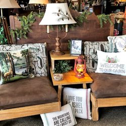 CABINtique - Vintage Furniture from Local Business.  Pillows, Lamps, Throws and floral decor.