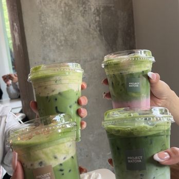 Project Matcha - Mango Match, Raspberry Matcha, Banana Cream Matcha - Beverage Store Near Me - Portland, Oregon