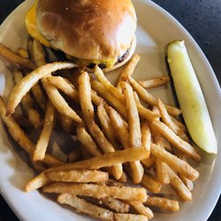 The Dog House Bar and Grill - Sunday special: $5 cheeseburger and fries! Everyone wished they would have gotten this. BEST burger & fries. Order this!!!!