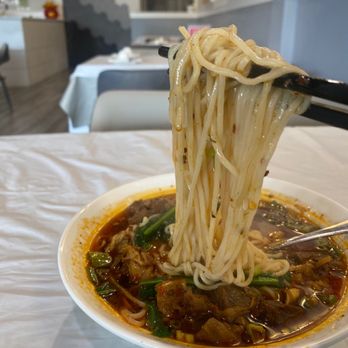 Spicy Kitchen - Beef brisket noodle (14.99) seated at right side - Asian Fusion Near Me - Newark, California Spicy Kitchen - Beef brisket noodle (14.99) seated at right side - Asian Fusion Near Me - Newark, California