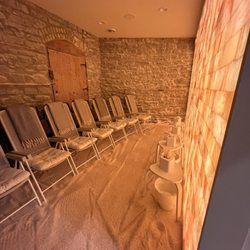 Revive Salt Room & Sauna - Set up with chairs - salt room