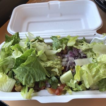 Burrito Gringo - Burrito Salad. Tons of food hidden behind those greens - Mexican Near Me - Ottawa, Ontario Burrito Gringo - Burrito Salad. Tons of food hidden behind those greens - Mexican Near Me - Ottawa, Ontario