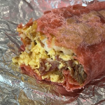 Burrito Bomba - Carne Asada breakfast burrito bamba style - Mexican Near Me - Glendale, California